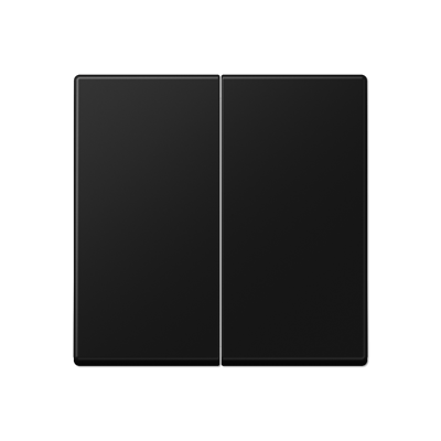 Картинка Клавиша для балансирных выключателей  дюропласт  черный матовый