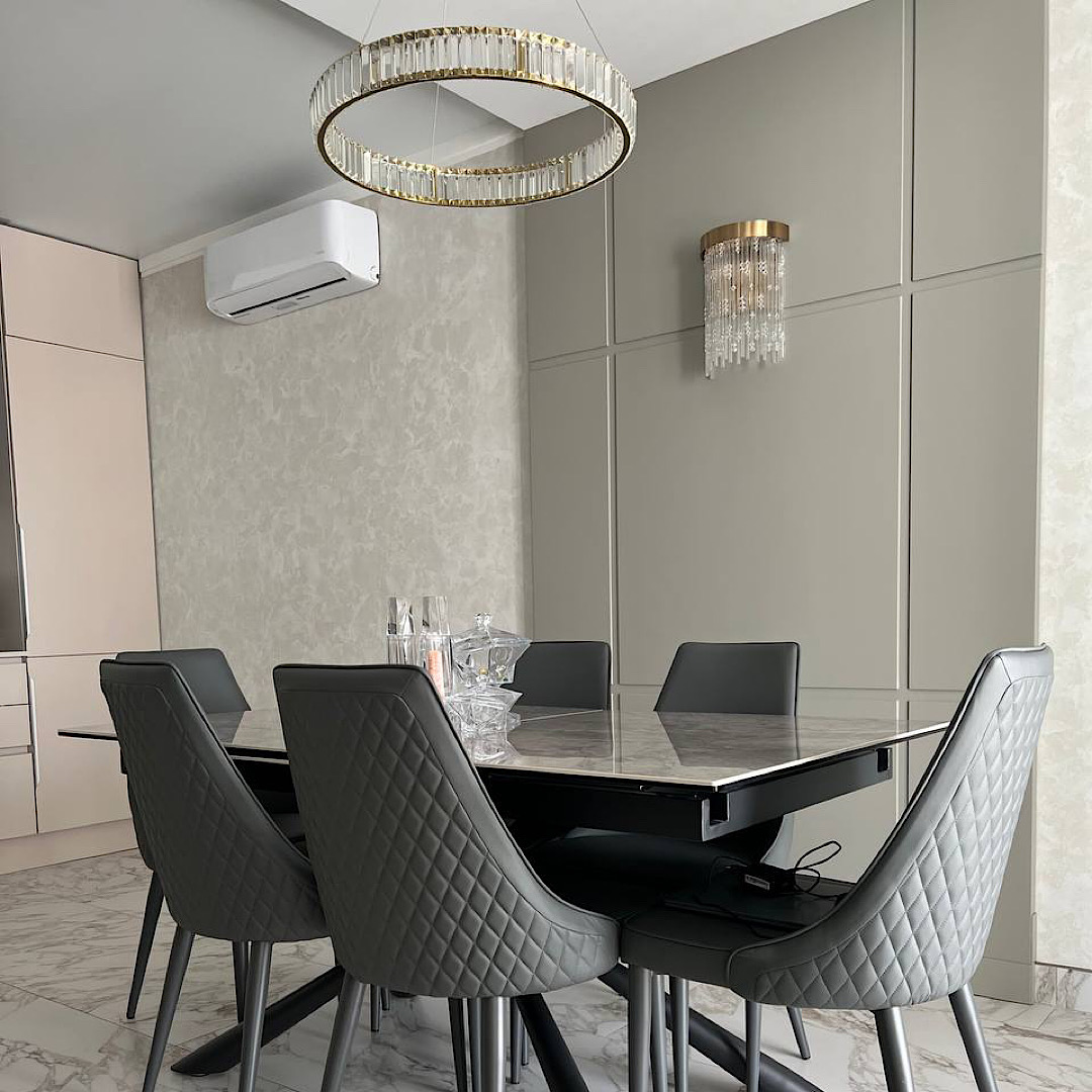 5015/30L L-VISION ODL23 425 золотой/прозрачный металл/хрусталь Люстра LED 30W 4000K 3570Лм VEKIA