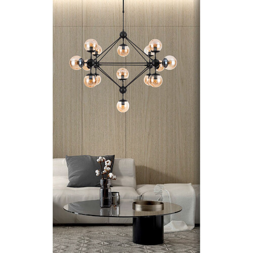 Подвесная люстра Arte Lamp Bolla A1664SP-15BK