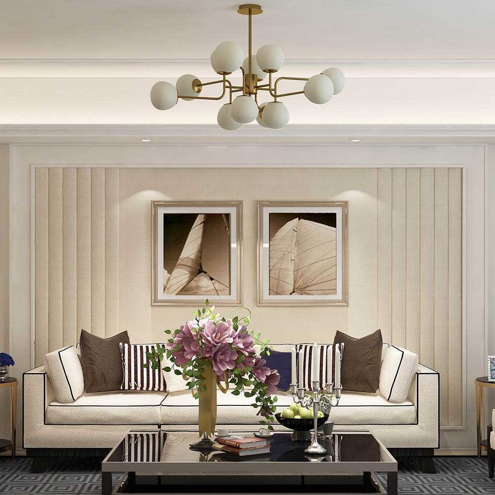 Подвесная люстра Maytoni Erich MOD221-PL-12-G