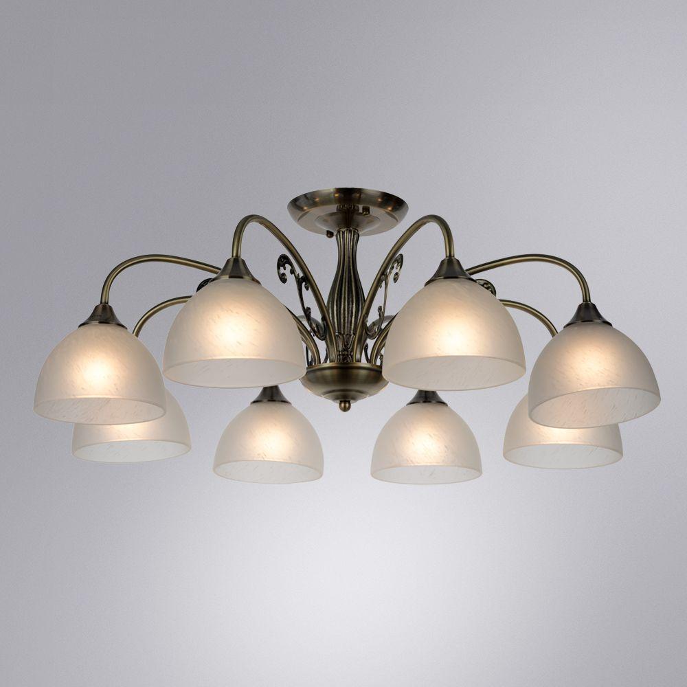 Картинка Потолочная люстра Arte Lamp Spica A3037PL-8AB