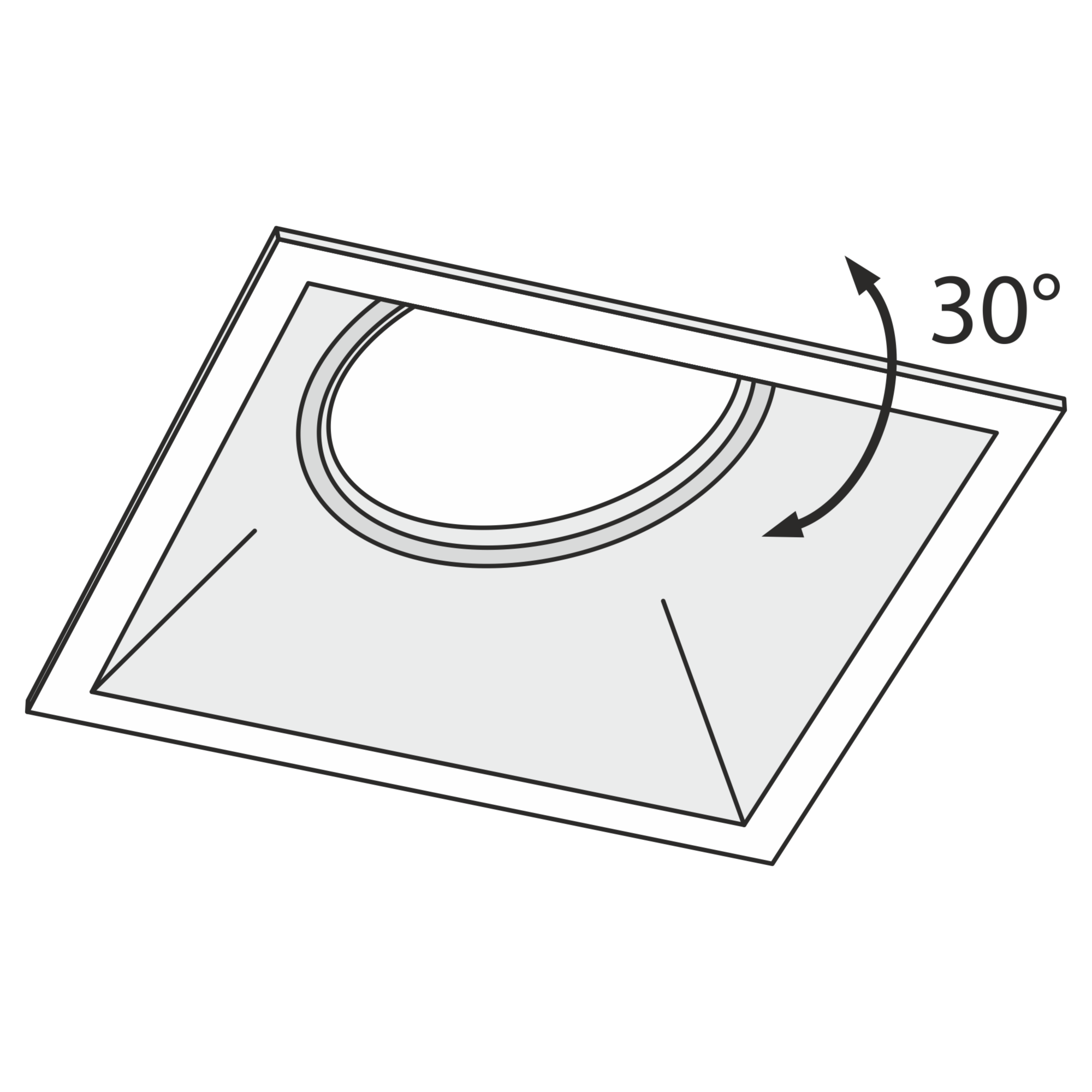 Картинка Встраиваемый светильник Maytoni Dot DL029-2-01B