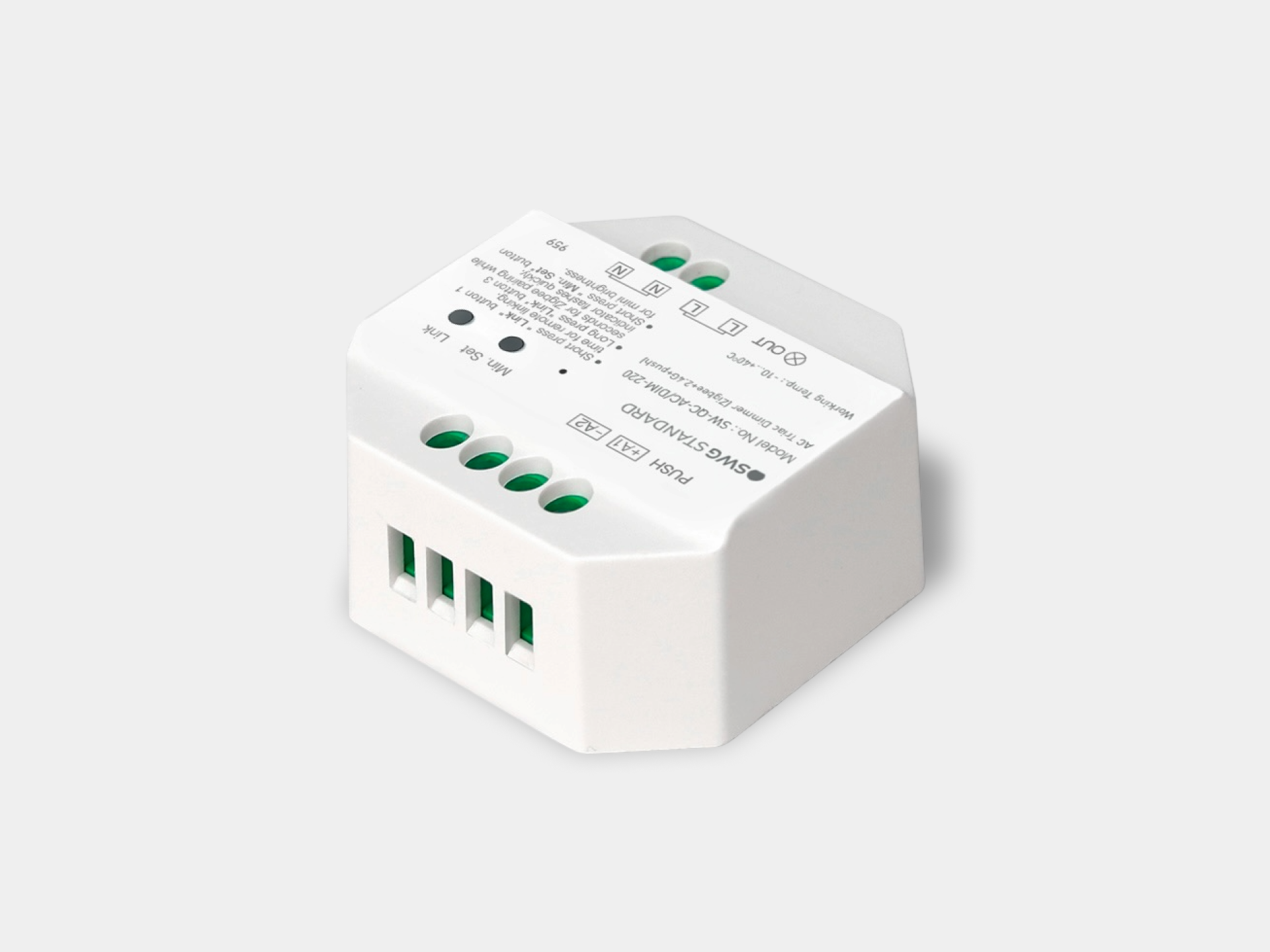 Картинка SW-QC-АС/DIM-220 AC TRIAC диммер