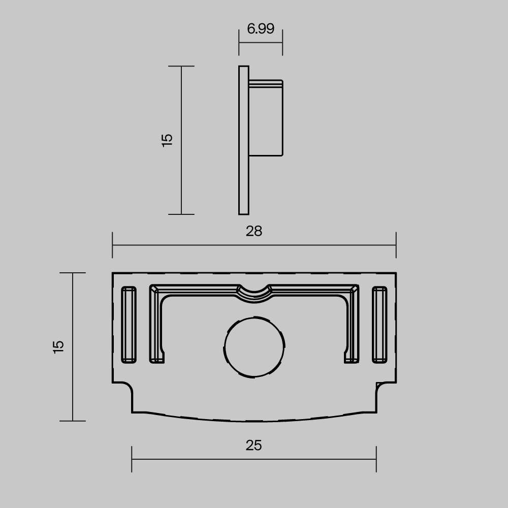 Картинка Комплектующие для профиля Led Strip 642013