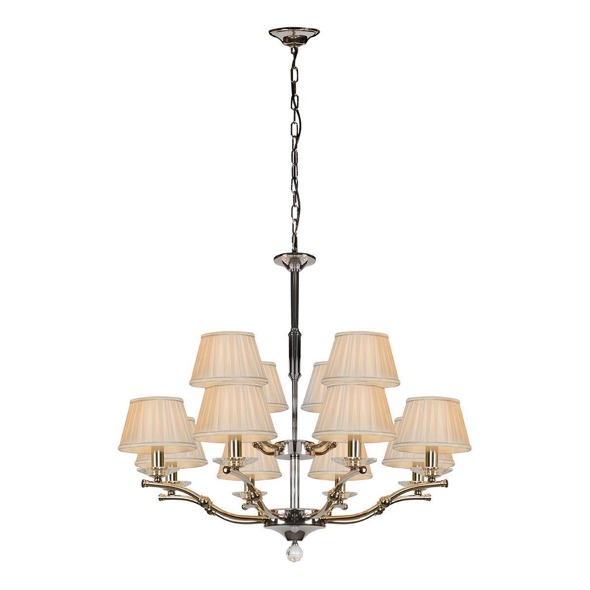 подвесная люстра ilamp vivaldi 85125/8+4 cr, доставка по Казахстану 