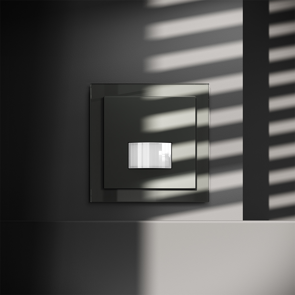 Картинка Датчик движения встраиваемый VOLTUM S70, (титан) VLS070506