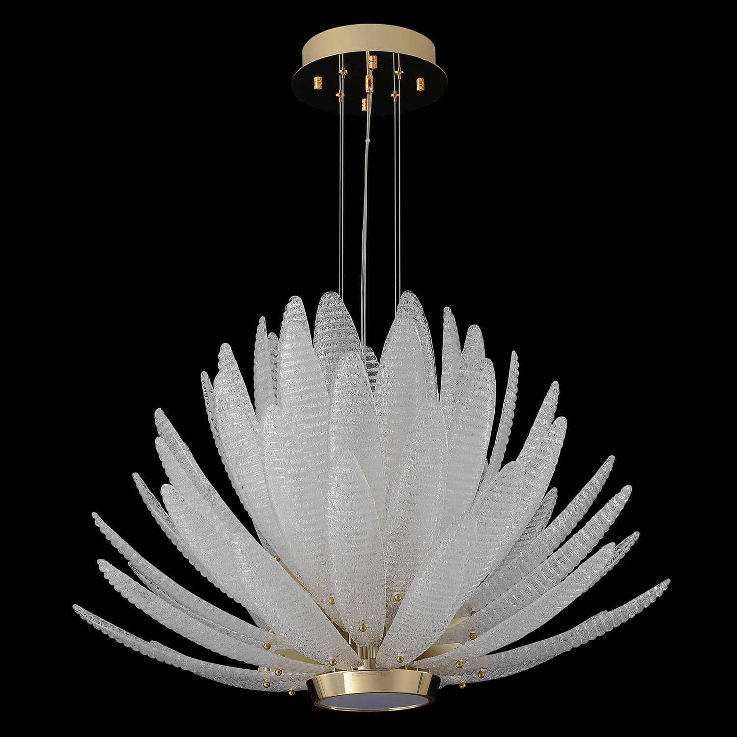 Картинка Люстра Crystal Lux ARTICHOKE SP8+1 GOLD 4150/309