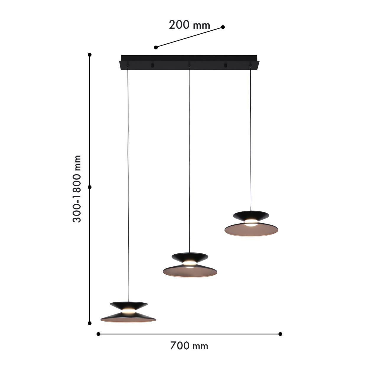 Картинка Подвесной светильник Platt 4372-3P