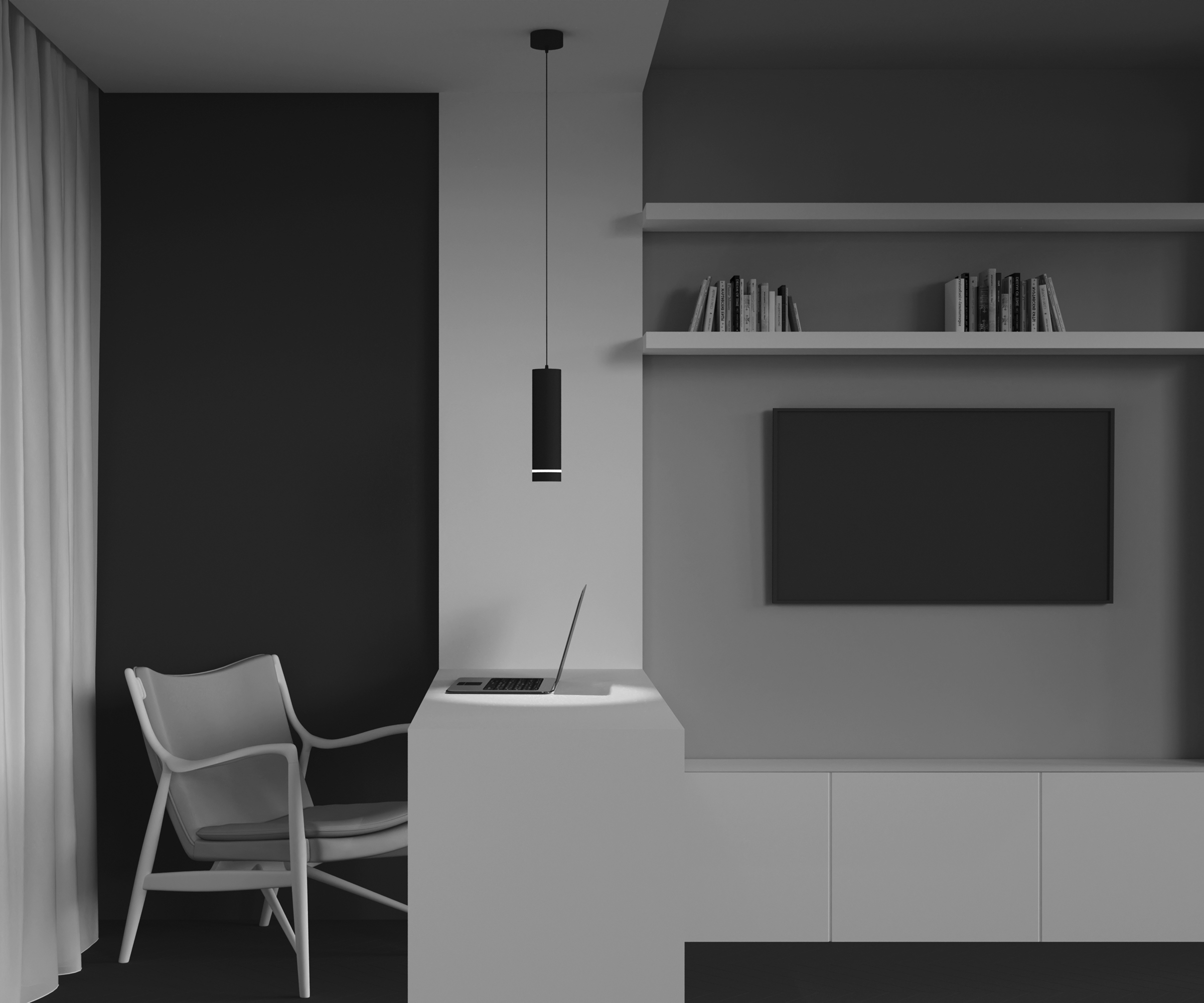 Картинка Подвесной светильник Technical P085PL-12W4K-B