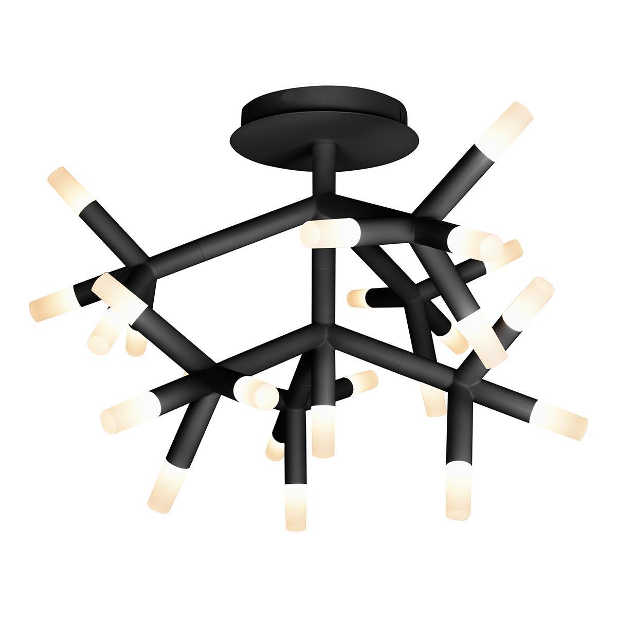 Картинка Потолочная светодиодная люстра iLedex Savage FS-017-X25 BK