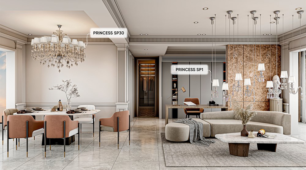 Картинка Люстра Crystal Lux PRINCESS SP30 Crystal Lux 2760/330