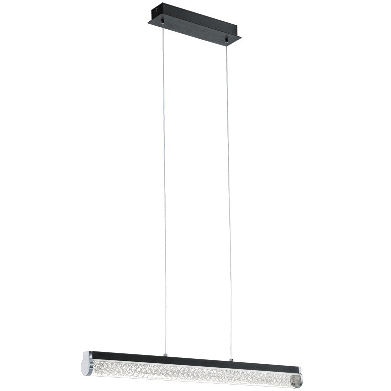 Картинка светильник подвесной  LED black clear sat alu Trevelo