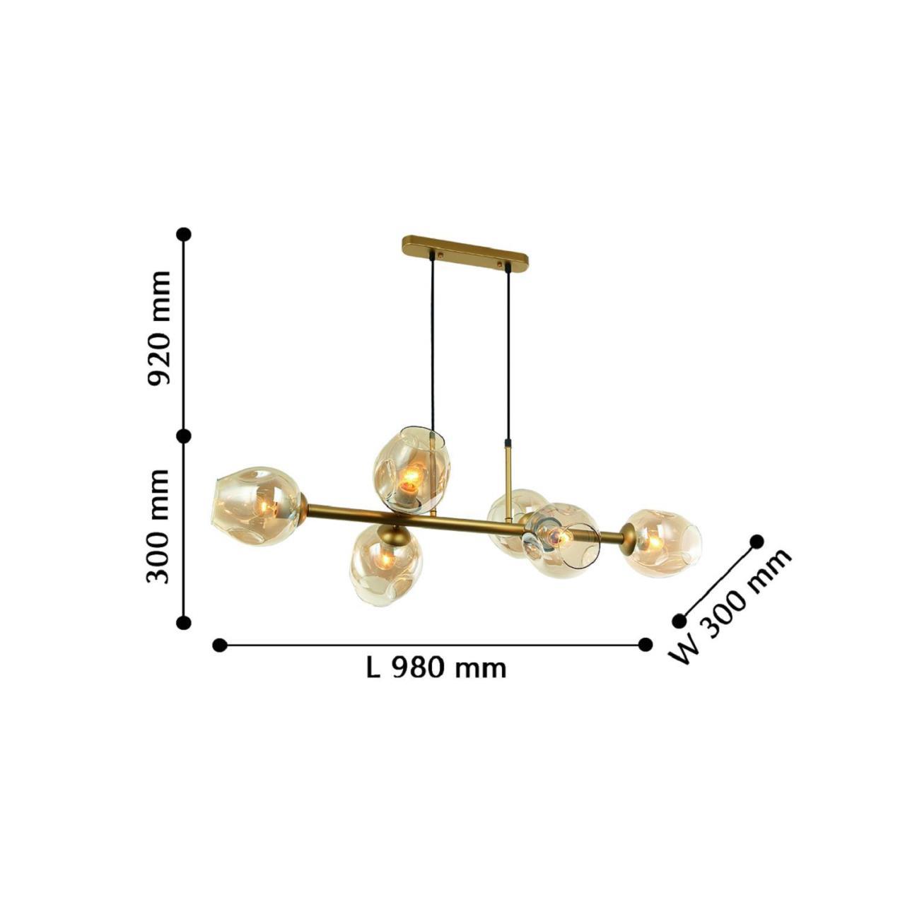 Картинка Потолочный светильник Favourite Traube 2362-6P