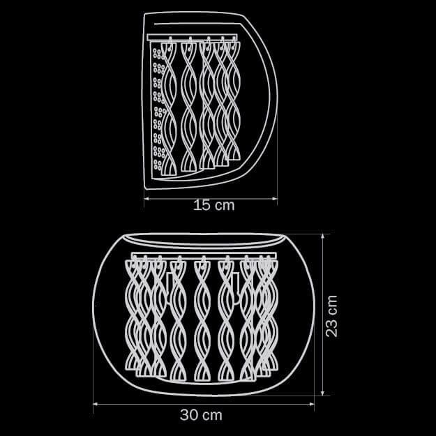 Картинка Настенный светильник Lightstar Acquario 752634