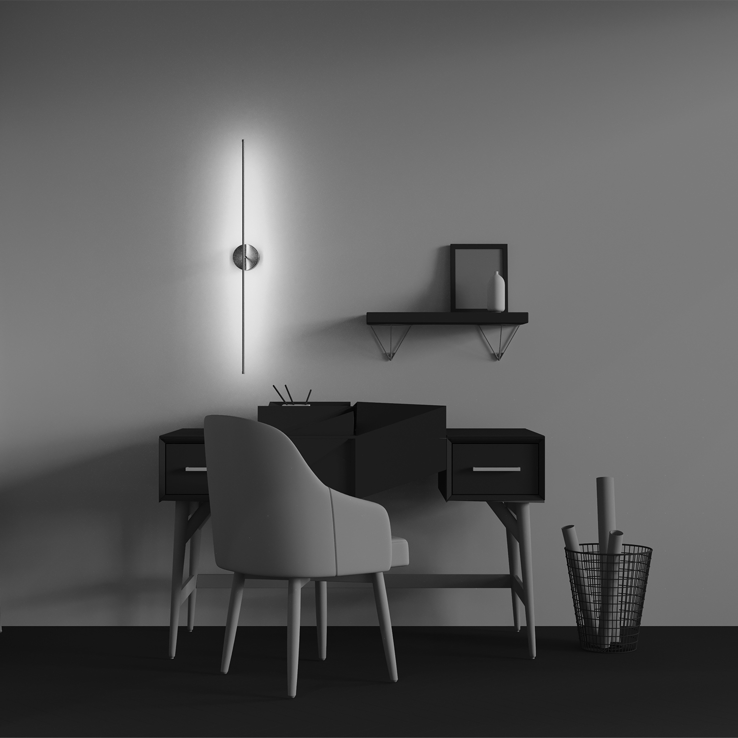 Картинка Настенный светильник (бра) Technical C084WL-L12BS2.7K