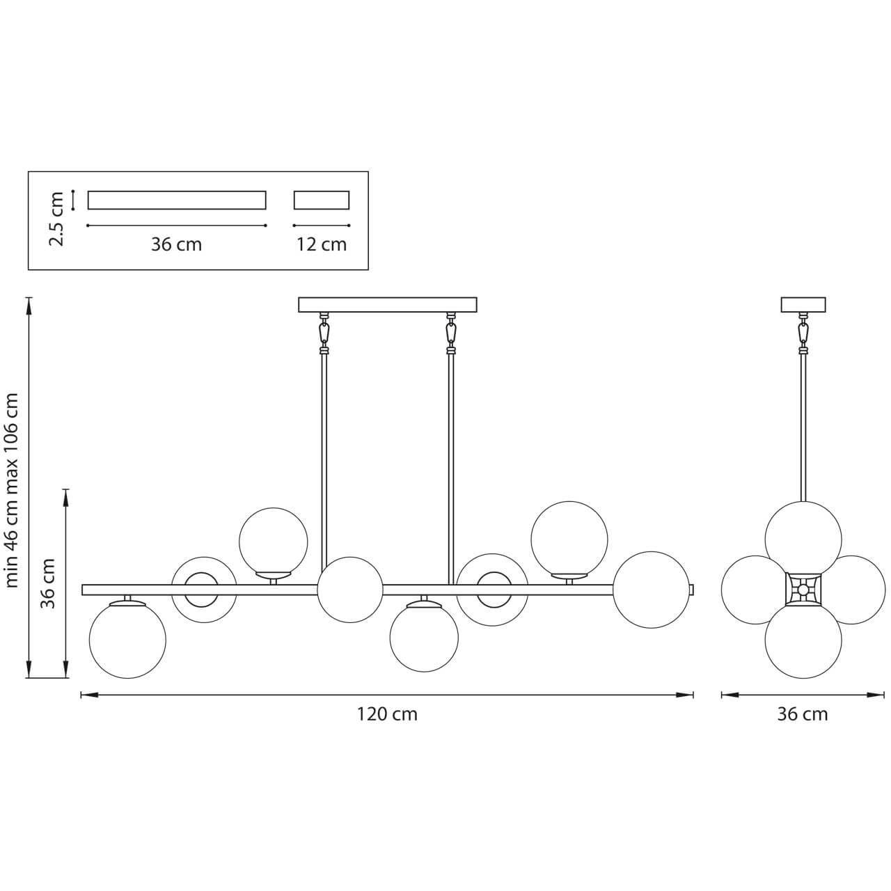 Картинка Подвесная люстра Lightstar Croco 815083