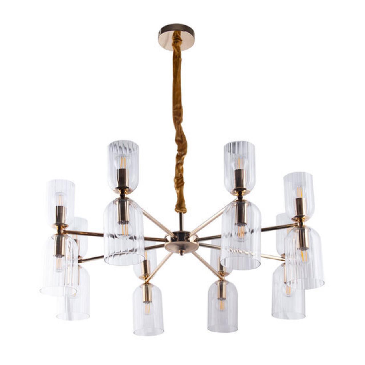 подвесная люстра arte lamp charm a1623lm-16go, доставка по Казахстану 