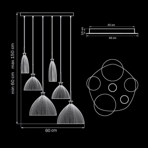 Картинка Подвесная люстра Lightstar Simple Light 810 810160