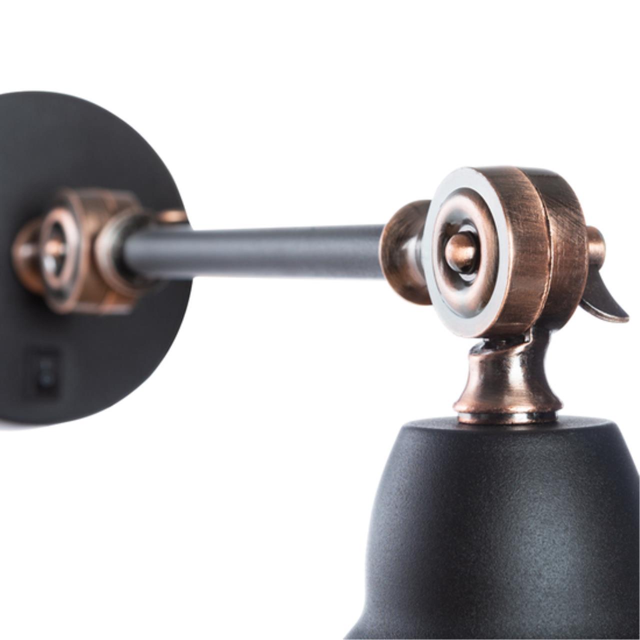 Картинка Спот Arte Lamp Braccio A2054AP-1BK