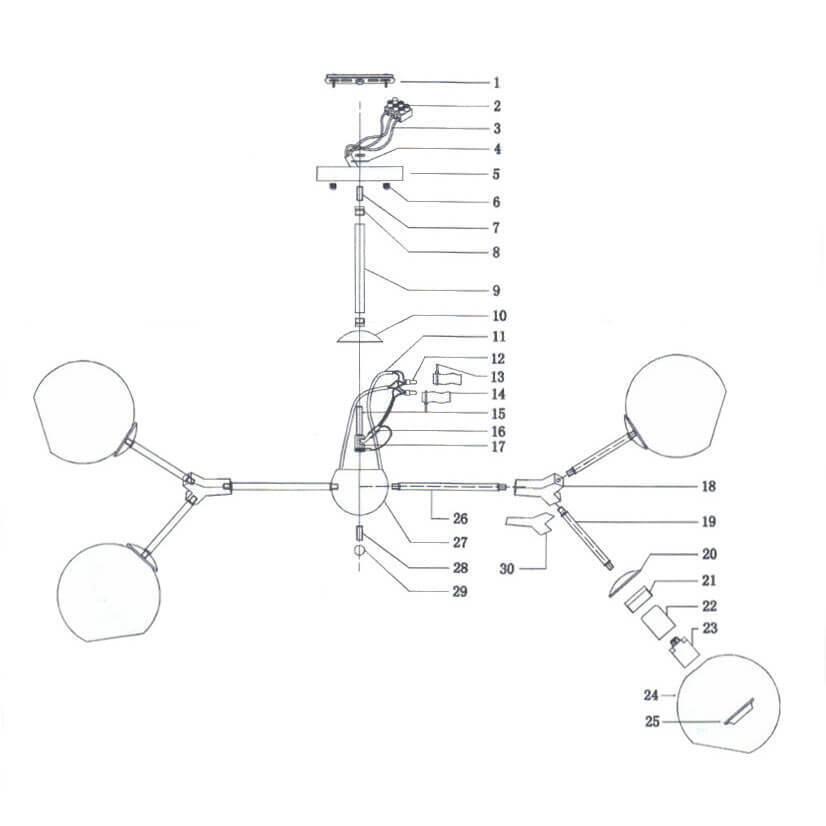Картинка Потолочная люстра Lightstar Beta 785066