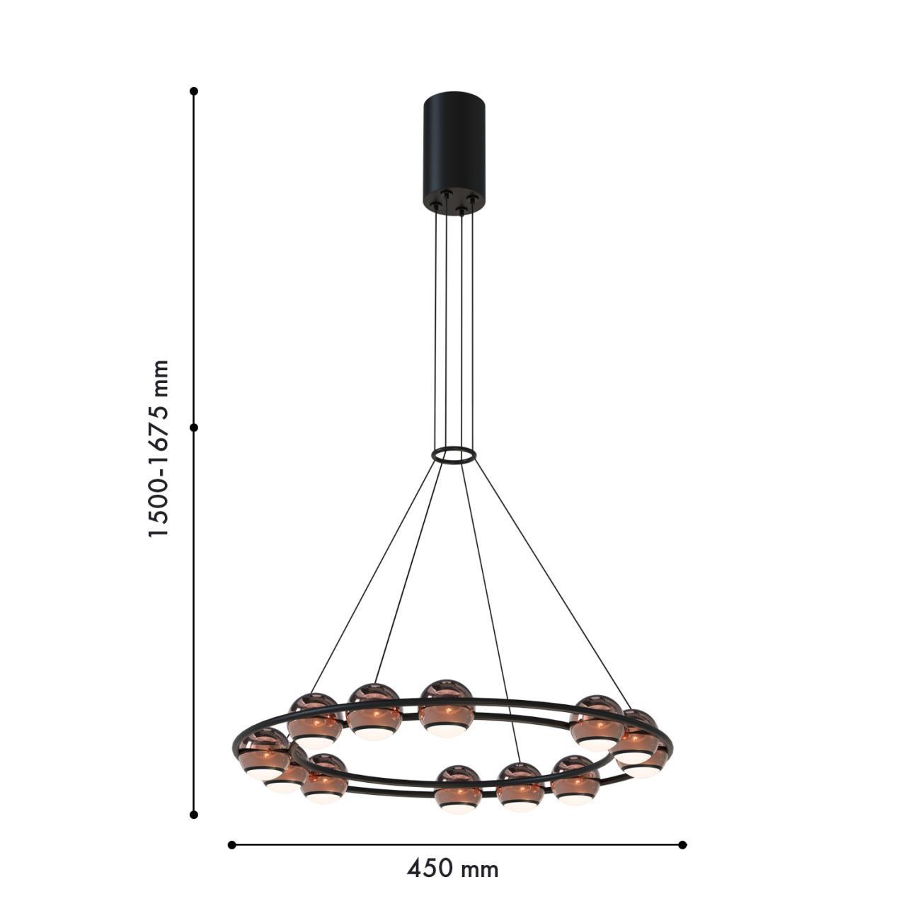 Картинка Подвесная люстра Sturm 4561-12P
