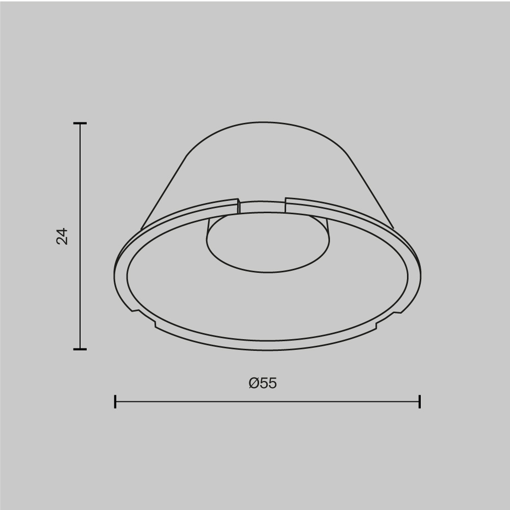 Картинка Комплектующие для светильника Technical LensD49-24