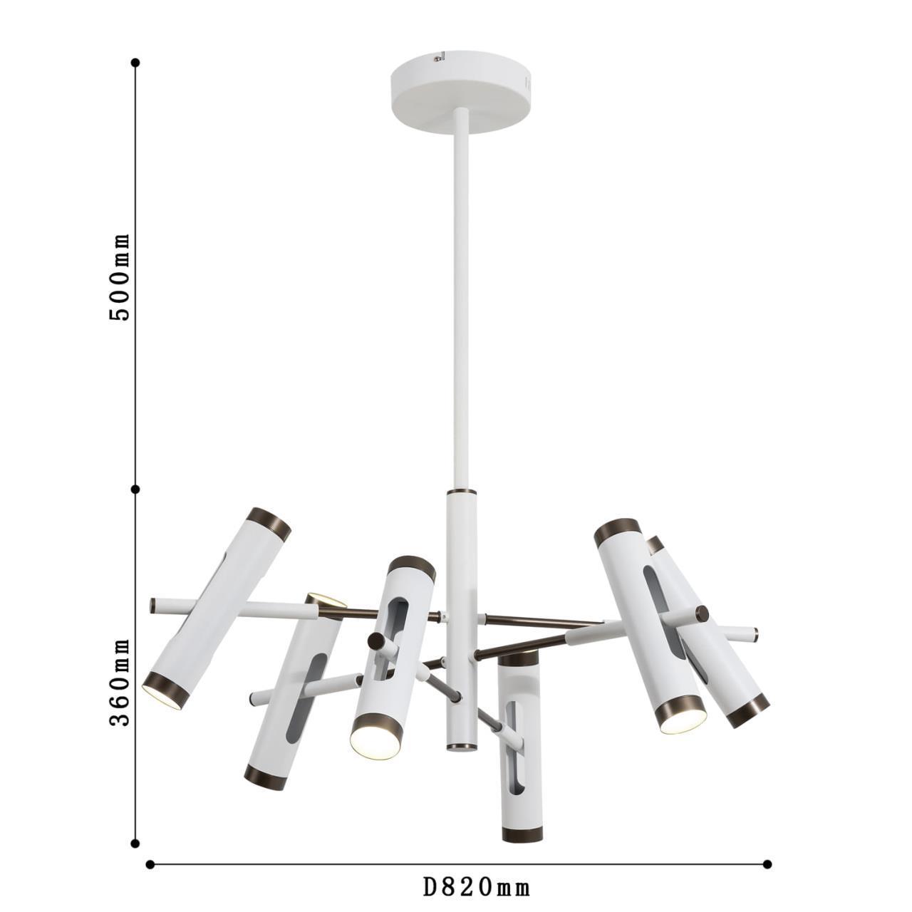 Картинка Подвесная светодиодная люстра Favourite Duplex 2325-12P