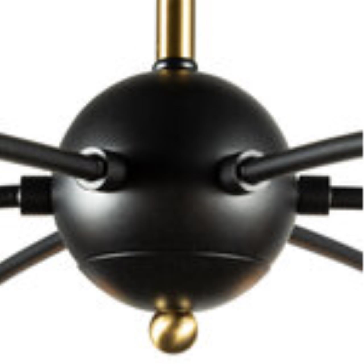 Картинка Потолочная люстра Arte Lamp Glasgow A1963PL-6BK