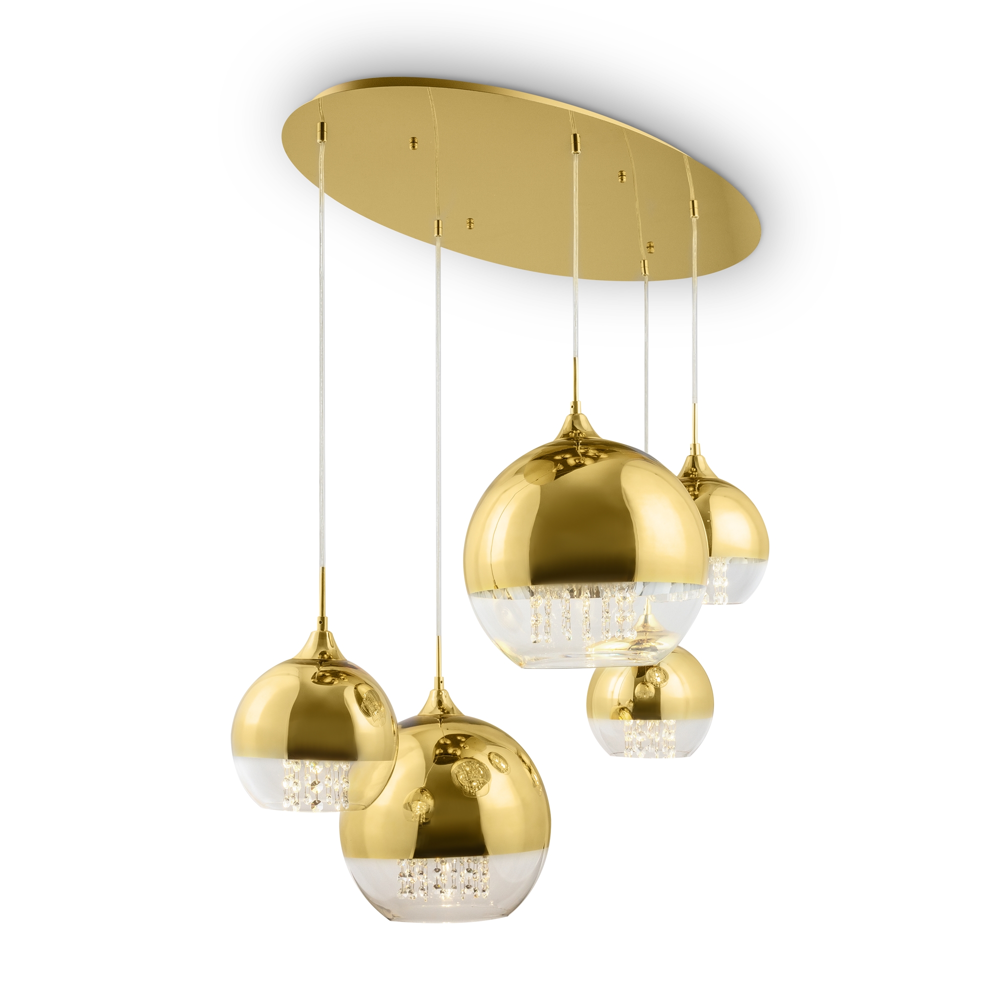 Картинка Подвесная люстра Maytoni Fermi P140-PL-170-5-G
