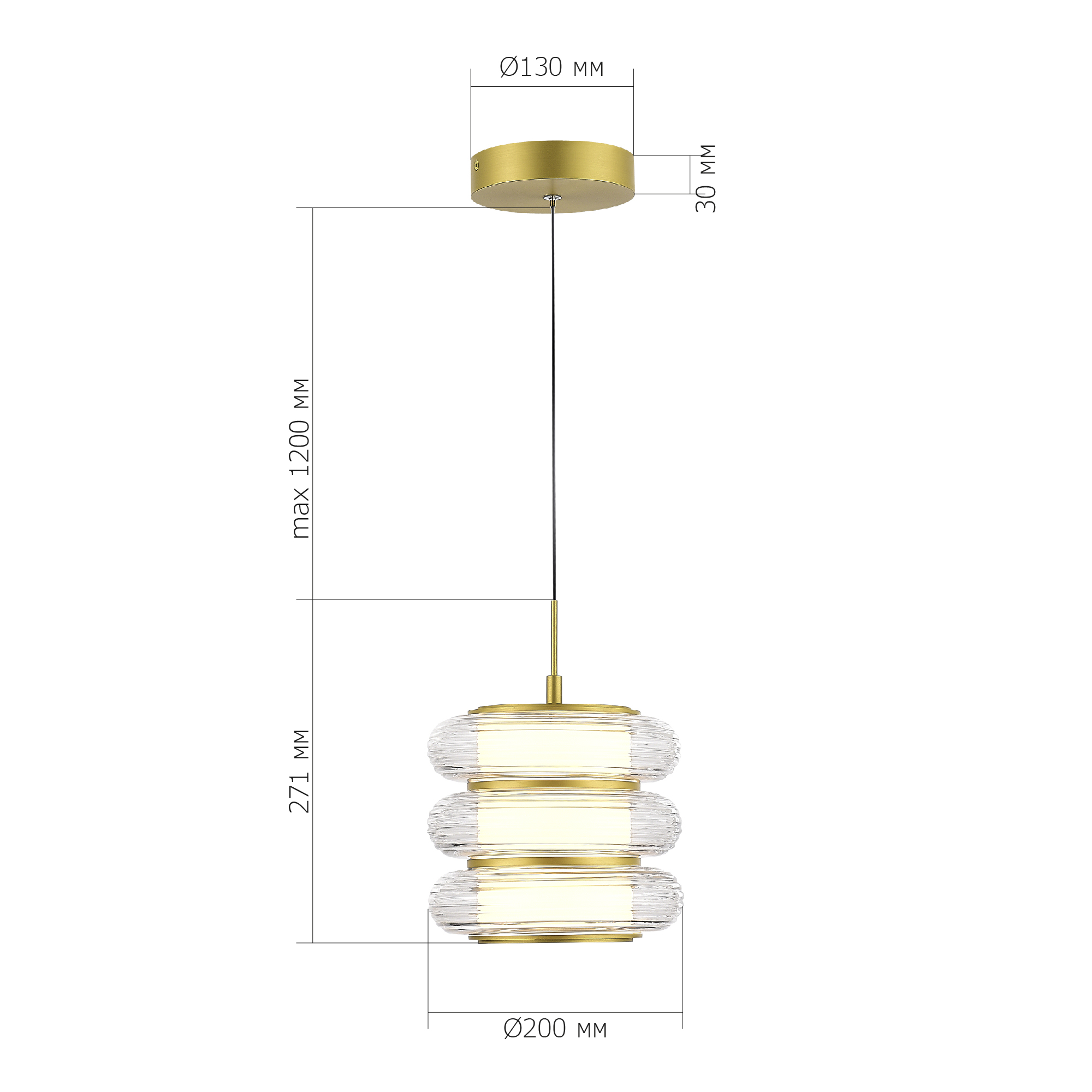 Картинка SL6239.203.03 Светильник подвесной ST-Luce FRITTELA