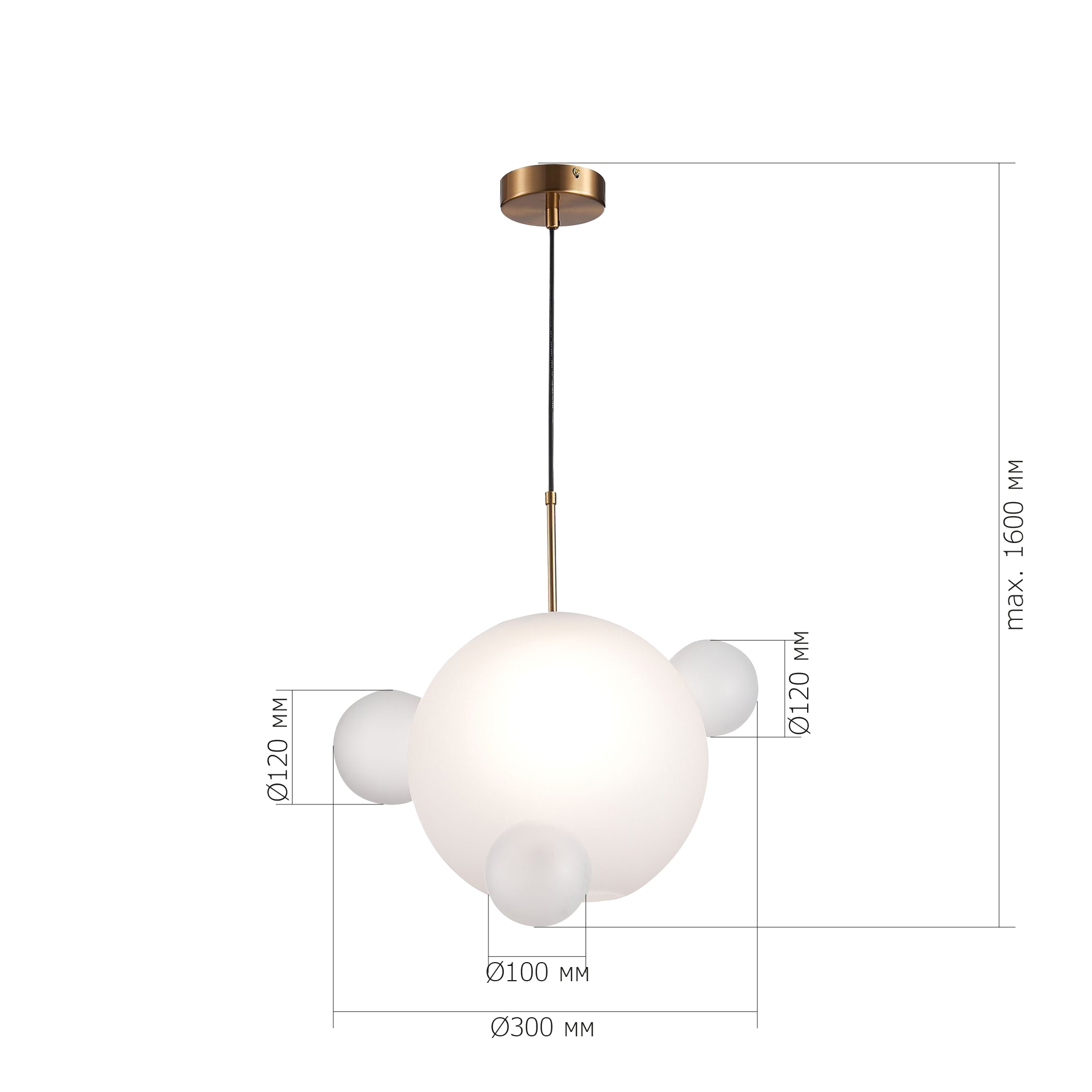 Картинка Подвесной светильник ST Luce Bopone SL1133.503.01