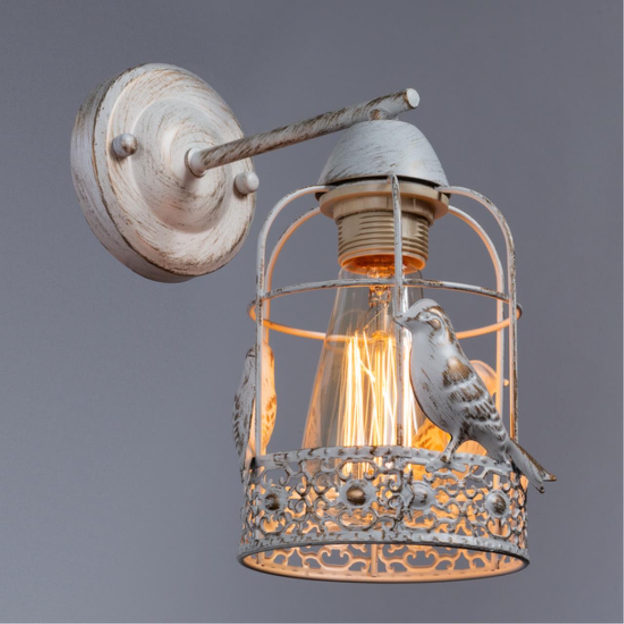 Картинка Настенный светильник Arte Lamp Cincia A5090AP-1WG