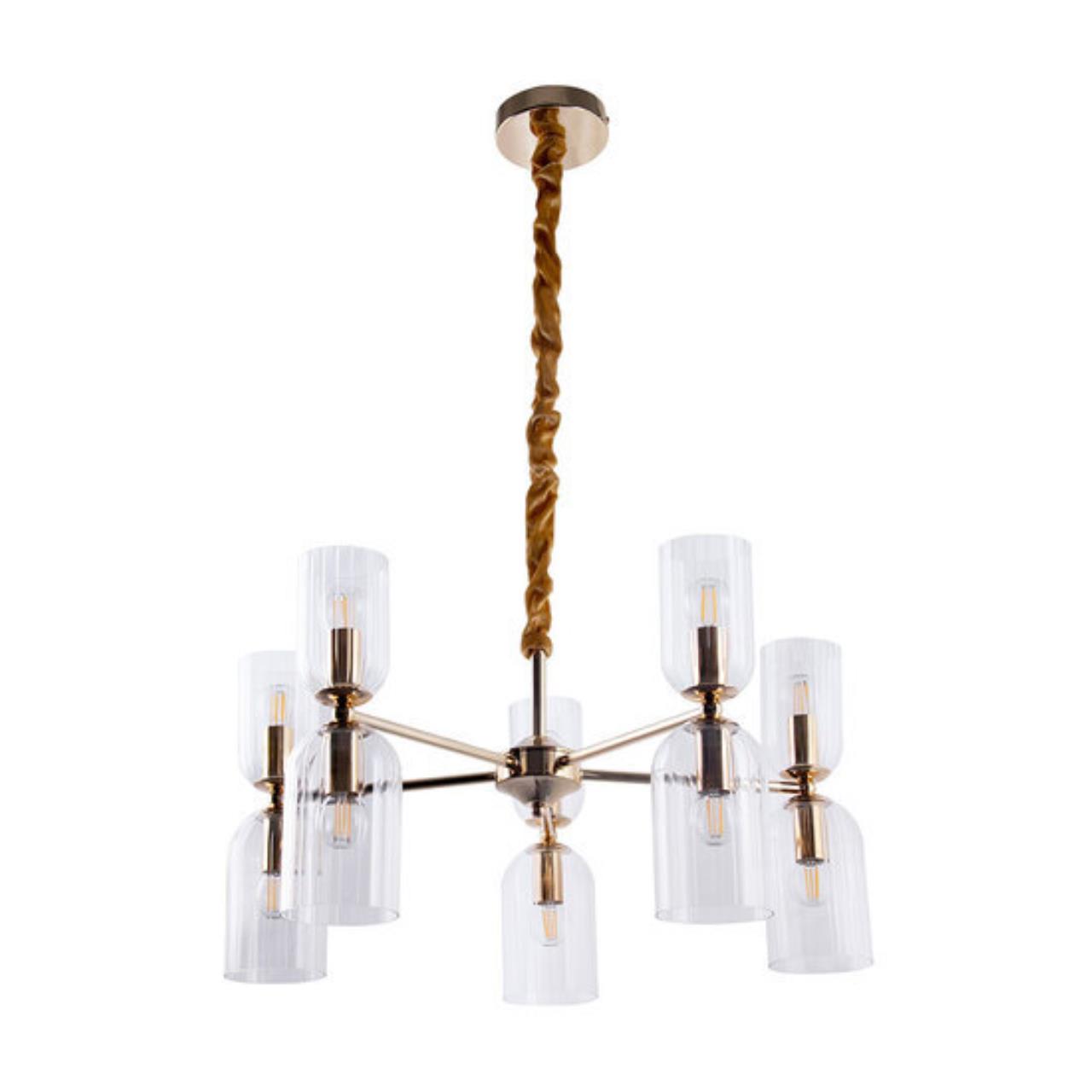 подвесная люстра arte lamp charm a1623lm-10go, доставка по Казахстану 