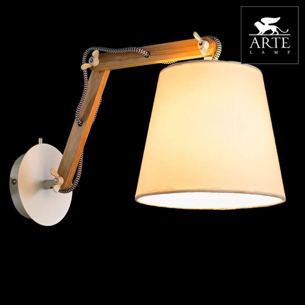 Картинка Настенный светильник Arte Lamp Pinoccio A5700AP-1WH