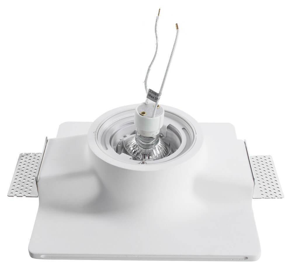 Картинка Встраиваемый светильник Arte Lamp Invisible A9410PL-1WH