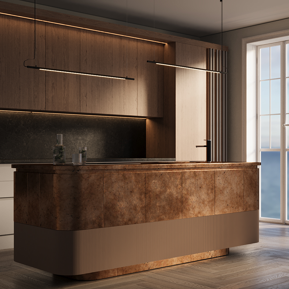 Картинка Светильник Technical C100CL-L1000-24W3-6K-B