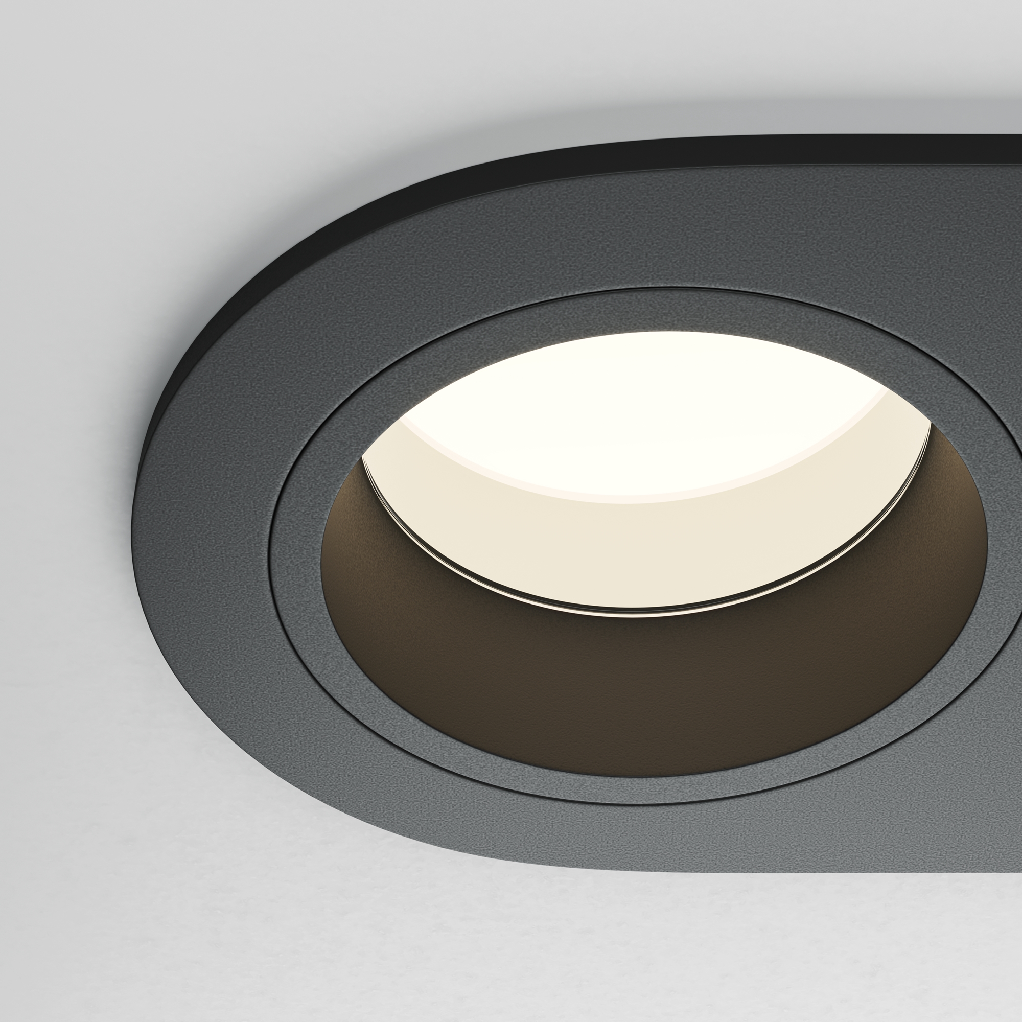 Картинка Встраиваемый светильник Technical DL126-02-GU10-B