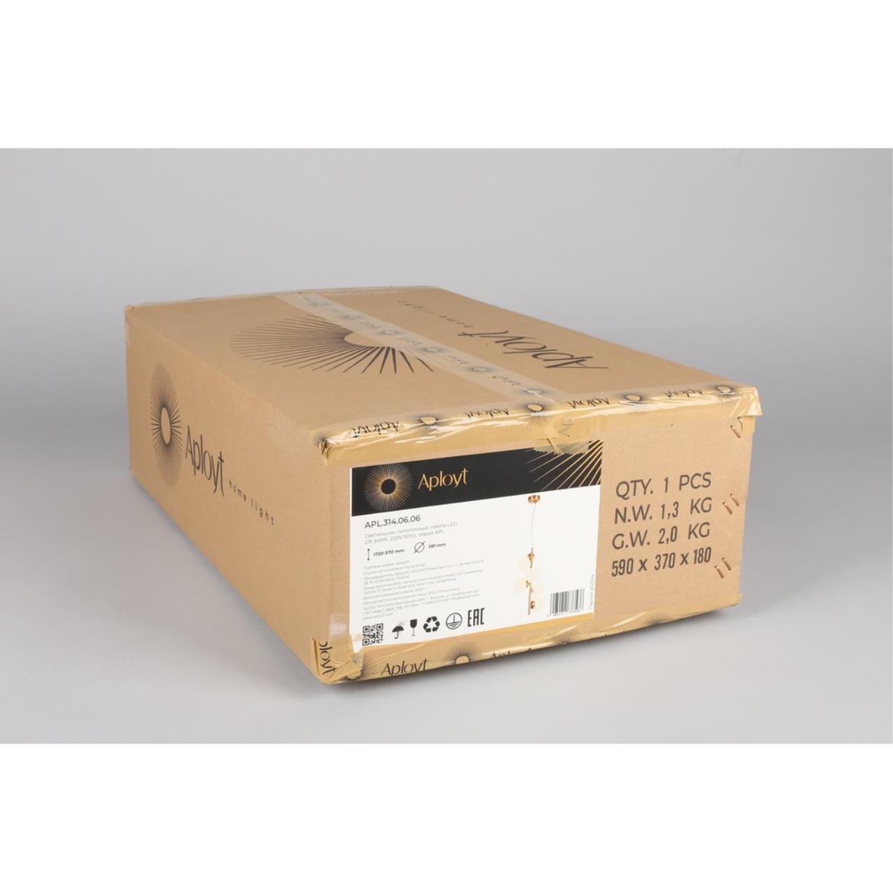 Картинка APL.314.06.06 Светильник подвесной Aployt Letizia