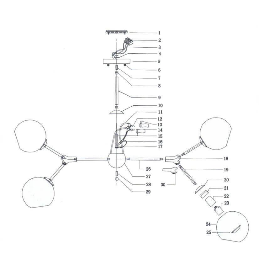 Картинка Потолочная люстра Lightstar Beta 785086