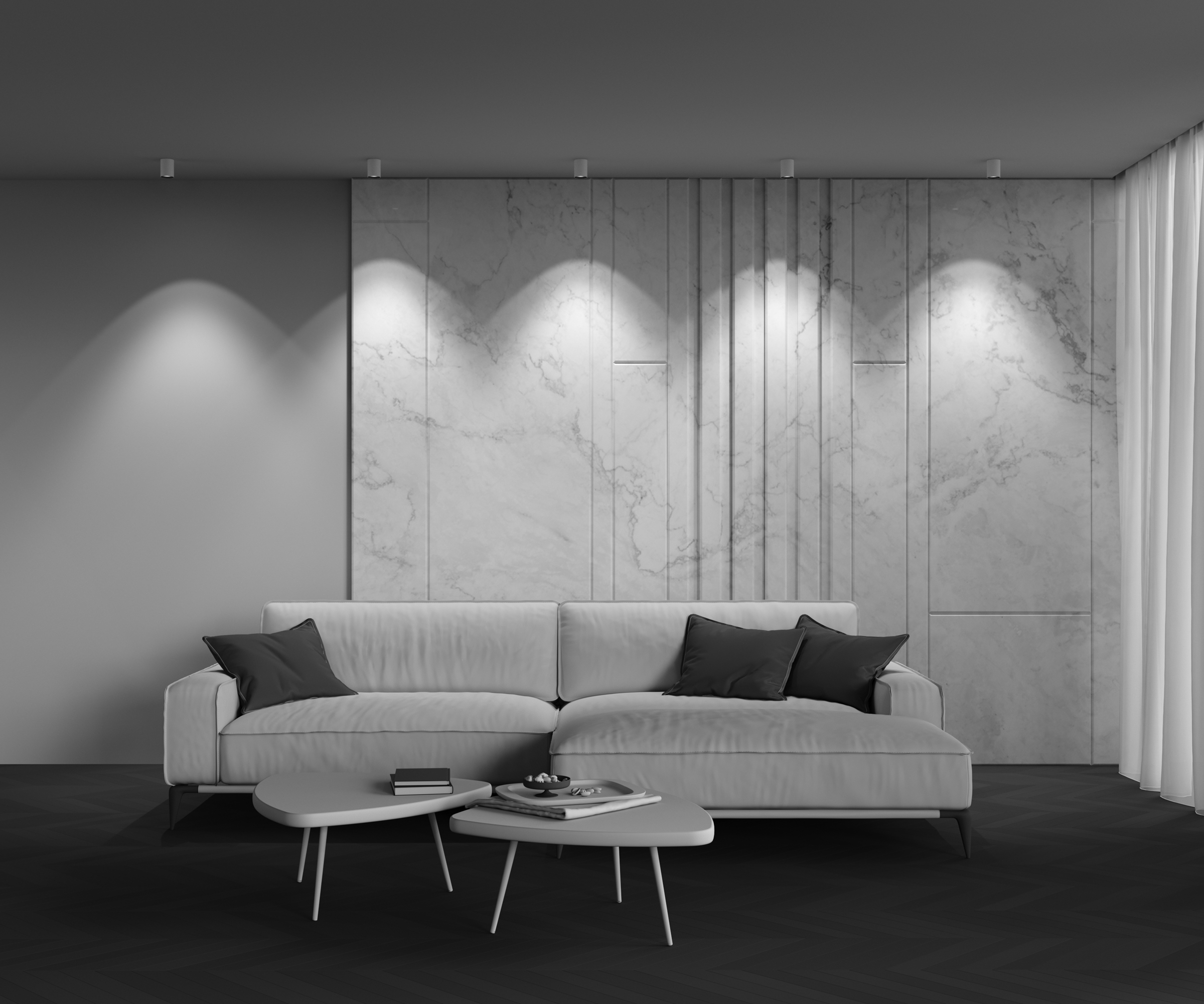 Картинка Потолочный светильник Technical C064CL-8W3K-RD-WB