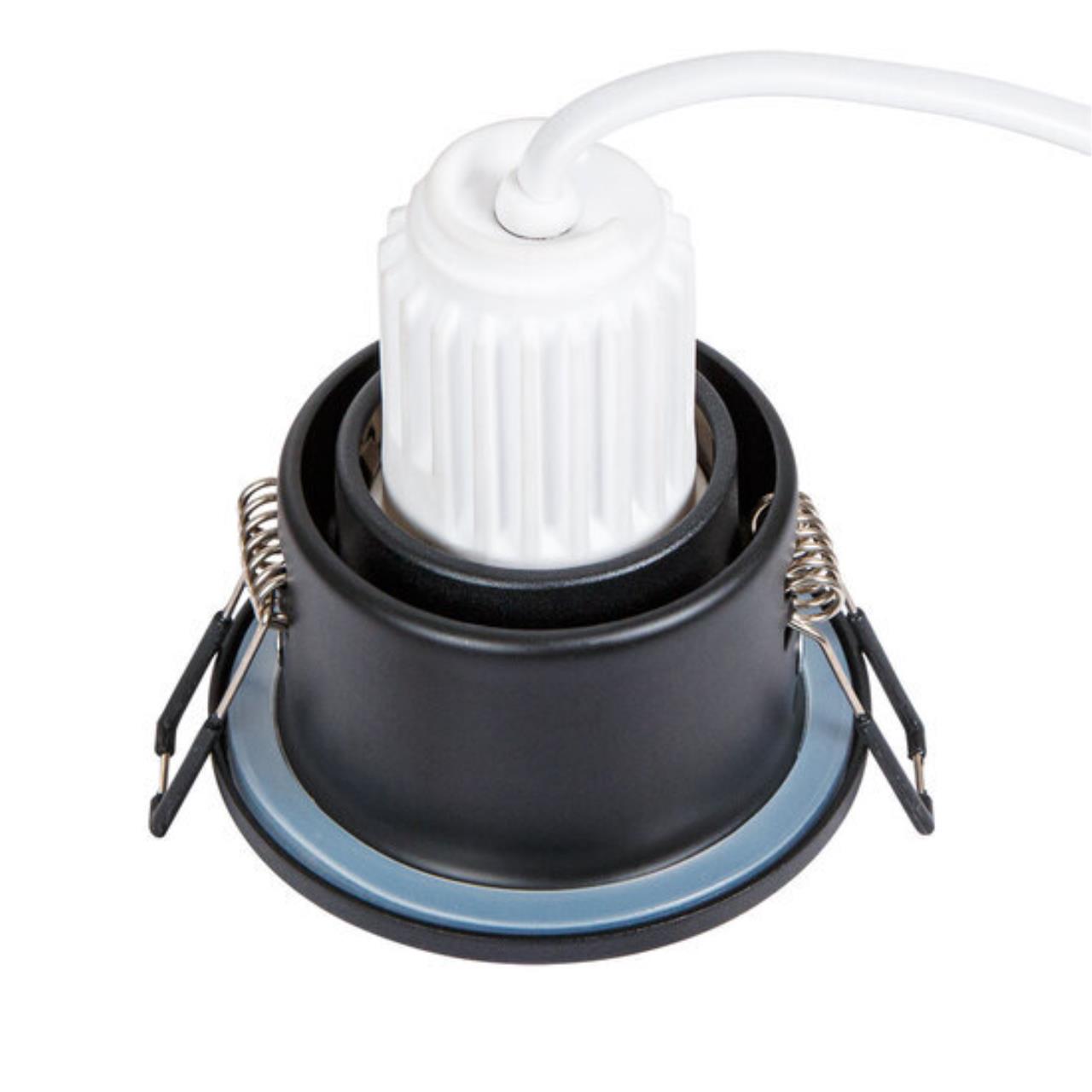 Картинка Точечный встраиваемый светильник Arte Lamp HELM MINI A2859PL-1BK