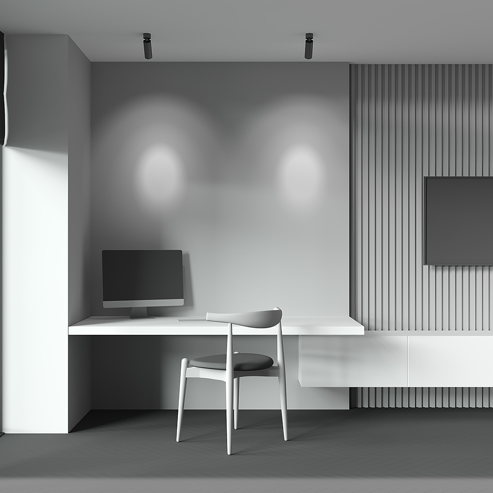 Картинка Потолочный светильник Technical C055CL-L12B2.7K-W-B