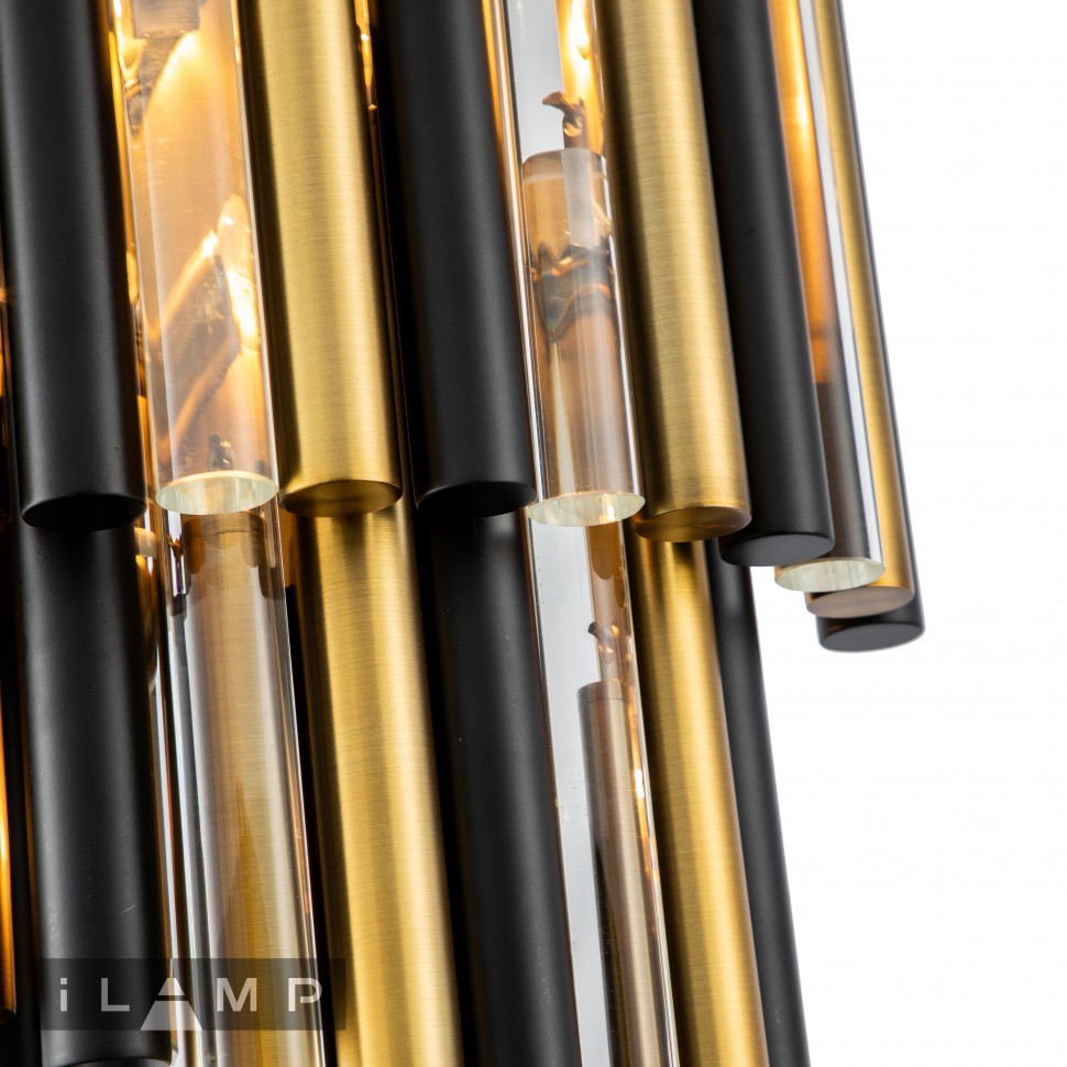 Картинка Настенный светильник iLamp Tribeca 097B-3 Matt Bronze&Black