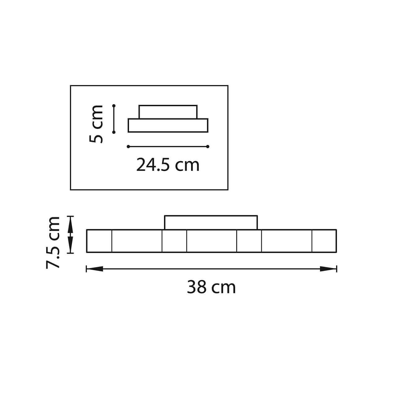 Картинка Потолочный светодиодный светильник Lightstar Favo 750071