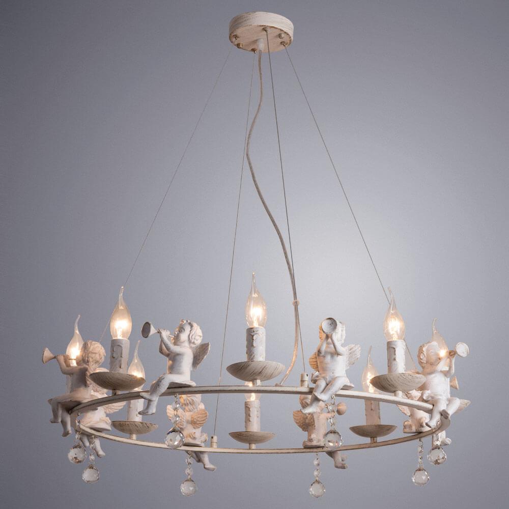 Картинка Подвесная люстра Arte Lamp Amur A1133SP-8WG