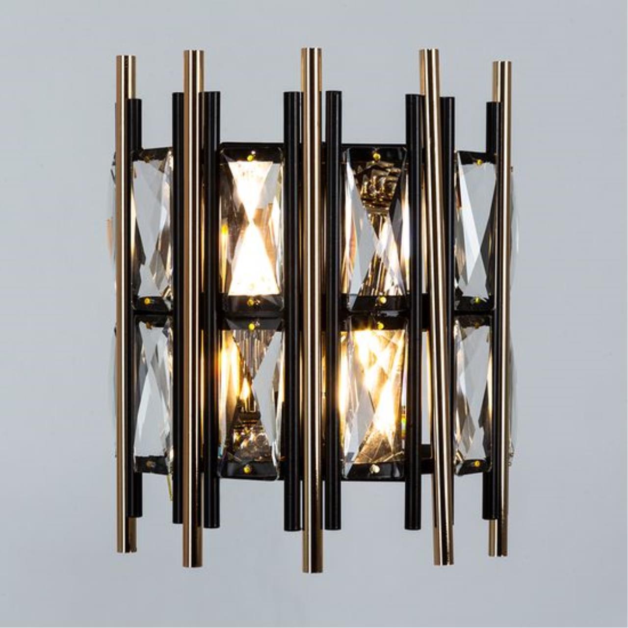 Картинка Настенный светильник Arte Lamp ALRUBA A1043AP-2BK