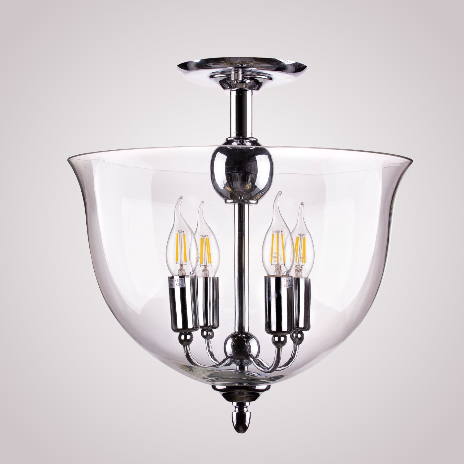 Картинка Светильник потолочный Crystal Lux ATLAS PL4 CHROME Crystal Lux 1150/104