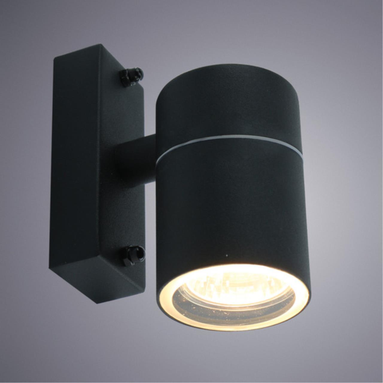 Картинка Уличный настенный светильник Arte Lamp Sonaglio A3302AL-1BK