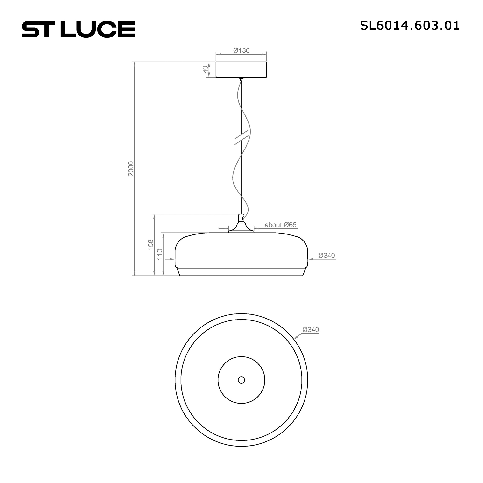 Картинка SL6014.603.01 Светильник подвесной ST-Luce RIPPLE
