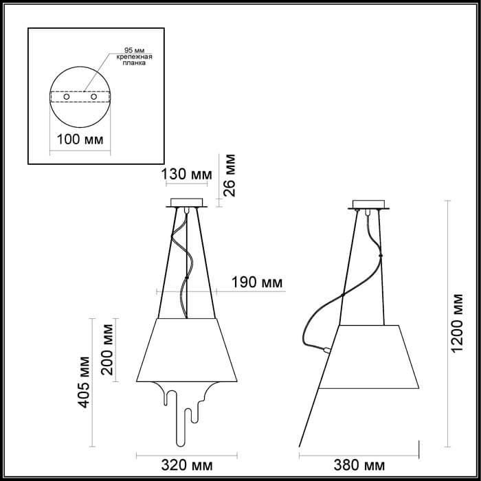 Картинка Подвесной светильник Odeon Light Maestro 3979/1